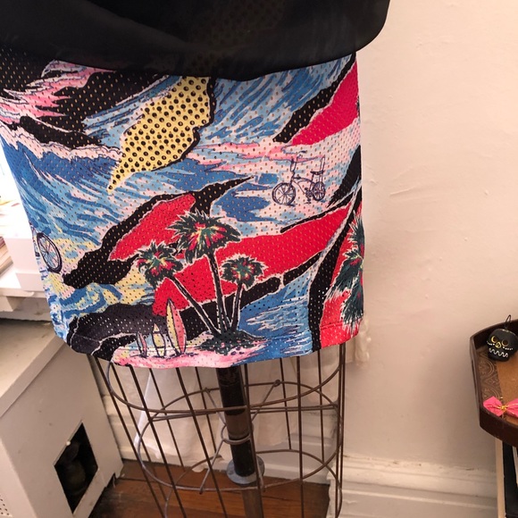 New Adidas Original Sheer Mesh Dress Tee XS - Picture 4 of 8